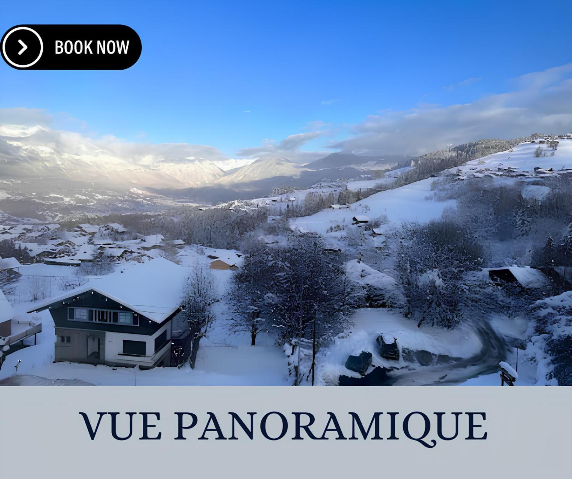 Vue Mont Blanc, Ski Et Village Комбо Екстериор снимка